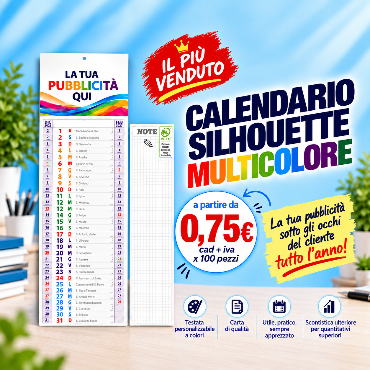 CALENDARI SILHOUETTE 
